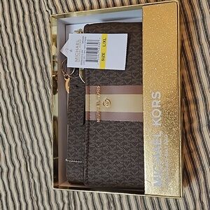 Michael Kors brown adjustable belt bag